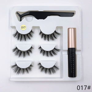 3 Pairs Magnetic Eyelashes And Eyeliner Set - 201222921 017 / United States Find Epic Store