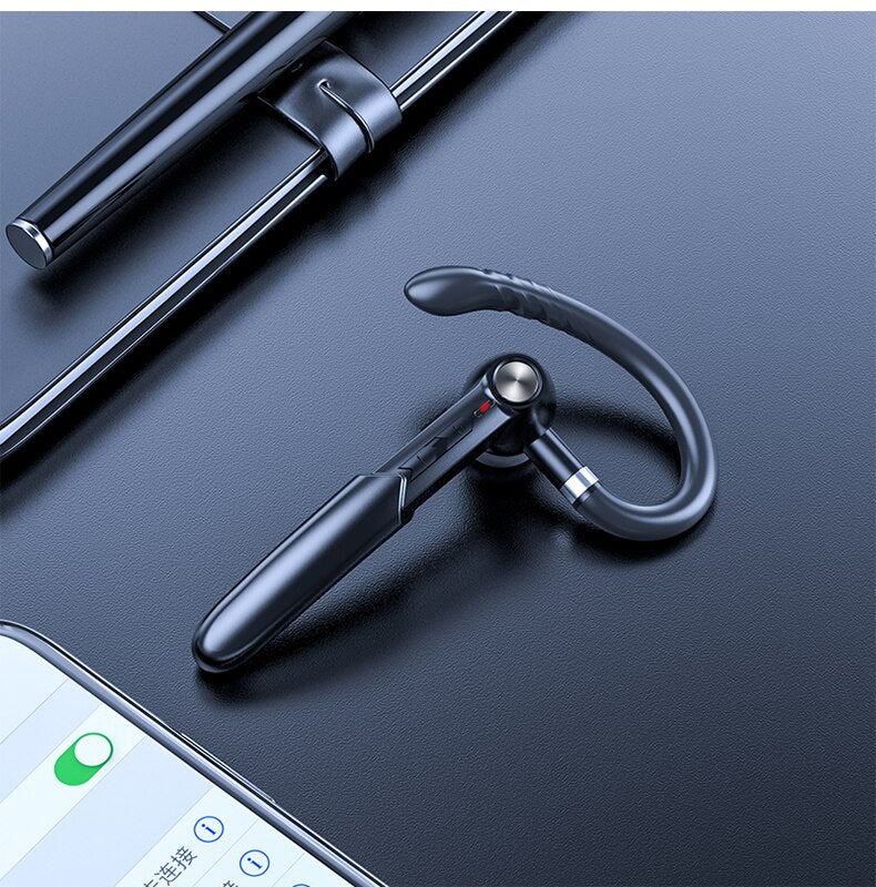 ZK40 2020 ME-100 5.0 Button+ Touch Control Bluetooth Earphone Wireless Headphones Single Business Earphone Noise Reduct Headset - 63705 B / United States Find Epic Store