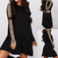 Round Neck Leopard Print Stitching Dress - 200000347 Find Epic Store