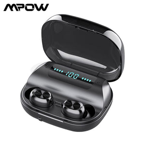 Upgraded Wireless Bluetooth Earphones IPX7 Waterproof Bluetooth 5.0 Earbuds with Digital Display&Button Control for Xiaomi Redmi - 63705 Find Epic Store