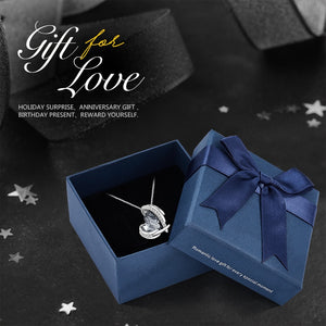 Charming Heart Pendant with Crystal Silver Color - 100007321 Black in box / United States Find Epic Store