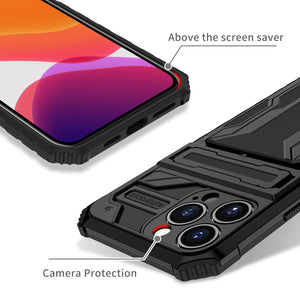 For iPhone 13 12 11 Pro Case Wallet 3-Card Flip Cover Credit Card Holder Slot Back Pocket Dual Layer Protective Hybrid Hard Case - 380230 Find Epic Store