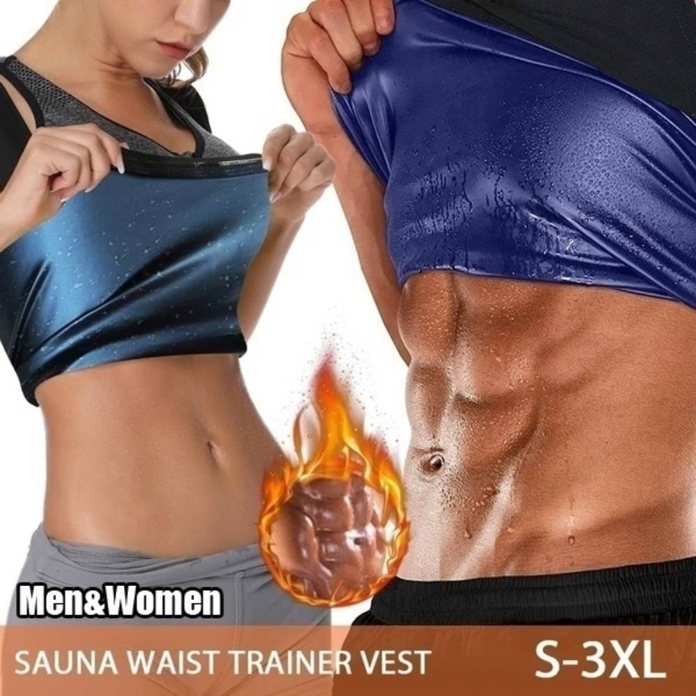 Men Women Neoprene Slimming Vest Sauna Sweat Body Shaper Vest Waist Trainer Fat Brunning Corset For Women Weight Loss Shapewear - 31205 Find Epic Store