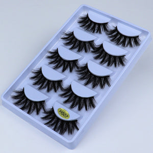 High quality 3D lashes 5 pairs 20mm artificial mink eyelashes, dramatic curly hair false eyelash extension cosmetics - 200001197 H507 / United States Find Epic Store