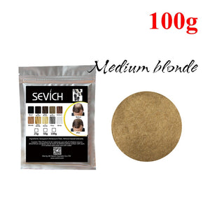 Sevich Hair Building Fiber Powder Refill Bags 100g Anti Hair Loss Products Concealer Refill Fiber Instantly Hair Extension - 200001174 United States / Med blonde Find Epic Store