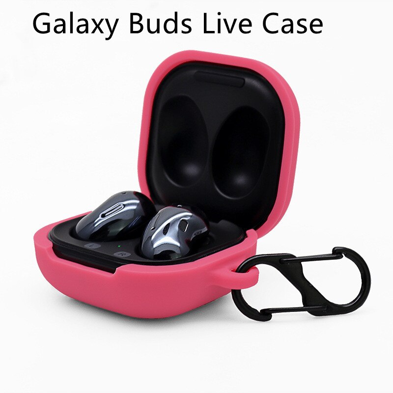 Case for Samsung Buds live/Pro Cover Shell Accessories Earphone Protector Anti-drop Shockproof Soft Silicone for Samsung Galaxy - 200001619 United States / Rose red live Find Epic Store