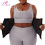 Women Waist Trainer Neoprene Sauna Sweat Waist Trimmer Slimming Body Shaper Zipper Removable Belts Tummy Control Faja Girdle - 31205 Find Epic Store