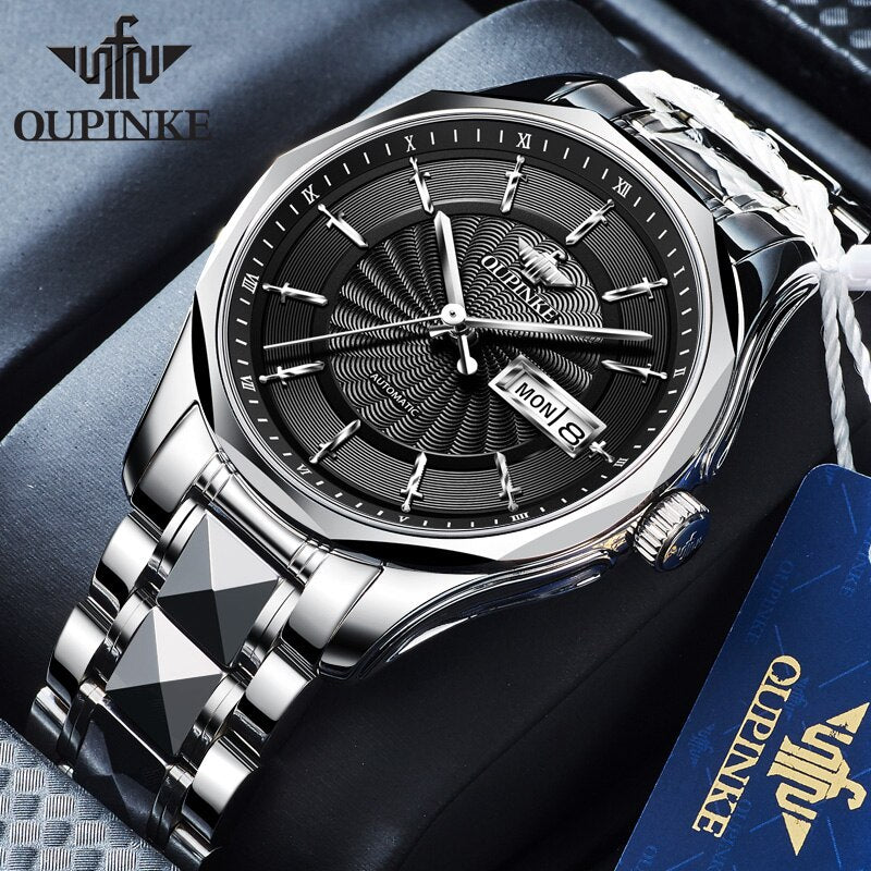 Top Brand Business Luxury Steel Waterproof Auto Mechanical Watch - 200033142 Find Epic Store