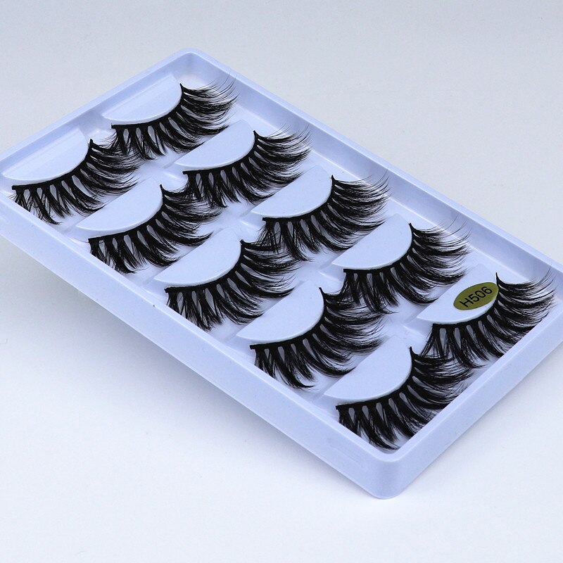 High quality 3D lashes 5 pairs 20mm artificial mink eyelashes, dramatic curly hair false eyelash extension cosmetics - 200001197 Find Epic Store