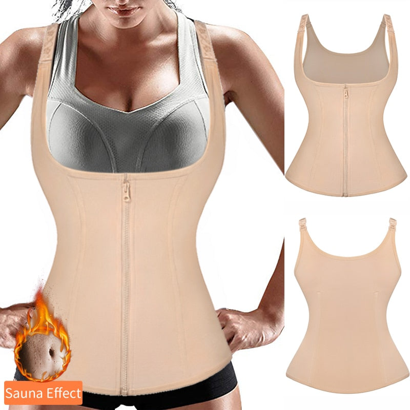 Women Waist Trainer Weight Loss Sweat Vest Girdles Cintas Modulator Body Shaper Workout Trimmer Belt Sport Shapewear Corset - 31205 Find Epic Store