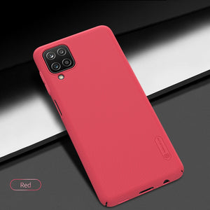 NILLKIN Case for Samsung Galaxy A12 Cover Super Frosted Shield matte hard back cover Mobile phone shell for samsung A12 case - 380230 for samsung A12 / Red / United States Find Epic Store