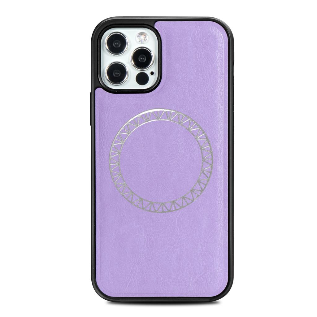 Leather Case For iPhone 12 Pro Max Cover/iPhone 12 mini, Protective Fitted Cover, Shockproof PC Protection Cover Wireless charging - 380230 for iPhone 12 Mini / Light Purple / United States Find Epic Store