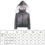 Glitter Reflective Puffer Hooded Jacket - 200001908 Find Epic Store