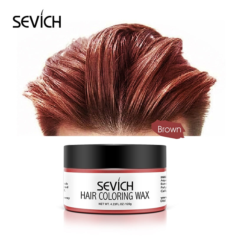 Sevich 9 Colors Hair Wax For DIY Disposable Hair Dye Grey/Brown Hair Color Wax Hair Styling Strong Hold Matte Hair Clay - 200001173 Find Epic Store