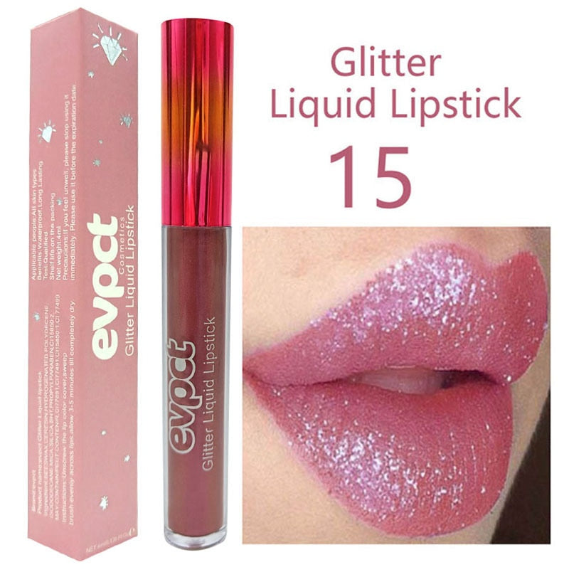 New Shiny Diamond Waterproof Liquid Lipstick - 200001142 15 / United States Find Epic Store