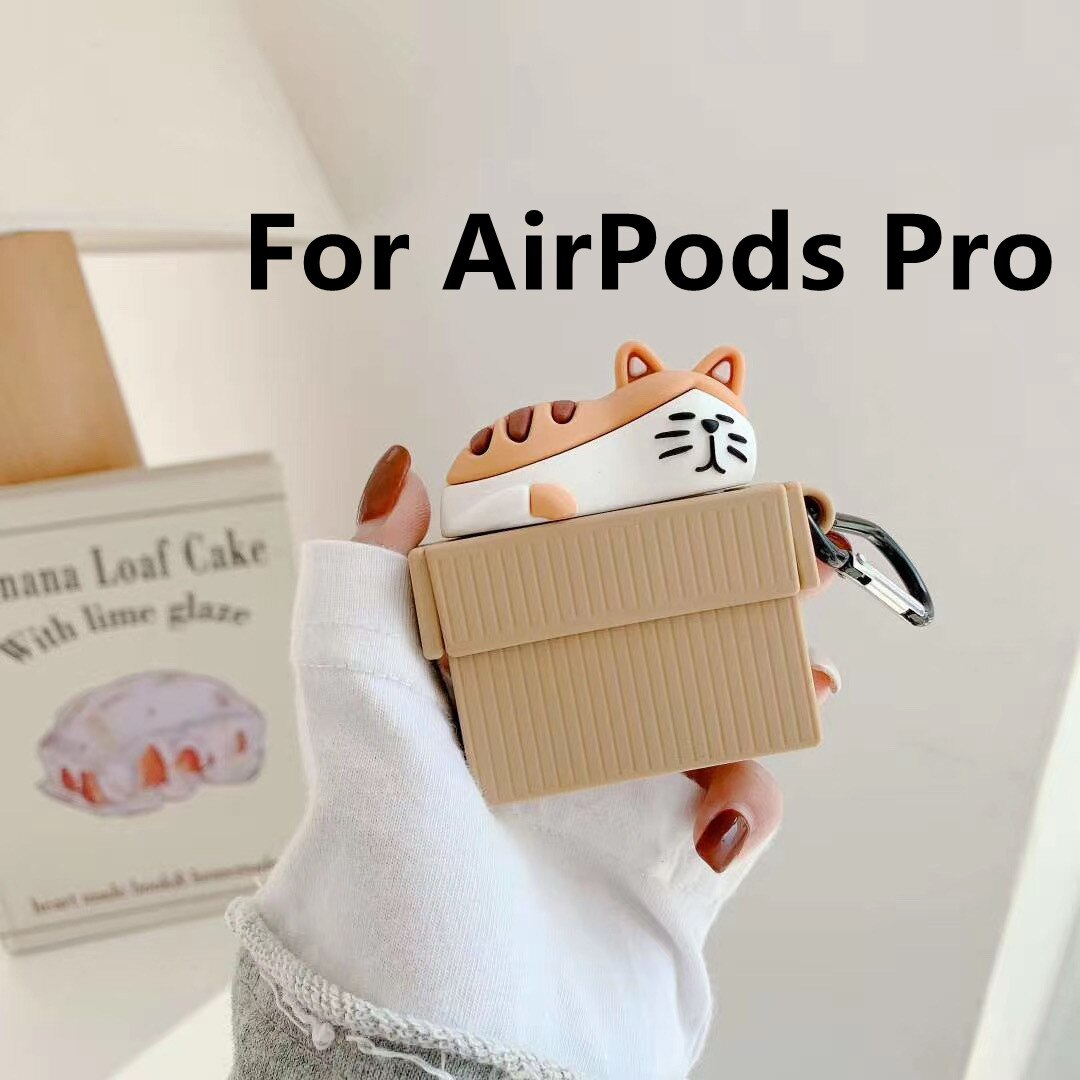 For Apple AirPods Pro 2 1 Case Luxury Cover Cat Cute Earphone Accessories Protector with keychain For funny AirPods Pro 2 1 Case - 200001619 United States / For AirPods Pro Find Epic Store