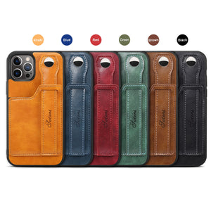 iPhone 12/12 Pro/12 Mini/12 Pro Max PU Case Leather Wallet Flip Case - Stand Feature with Wrist Strap and Credit Card Pockets - 380230 Find Epic Store