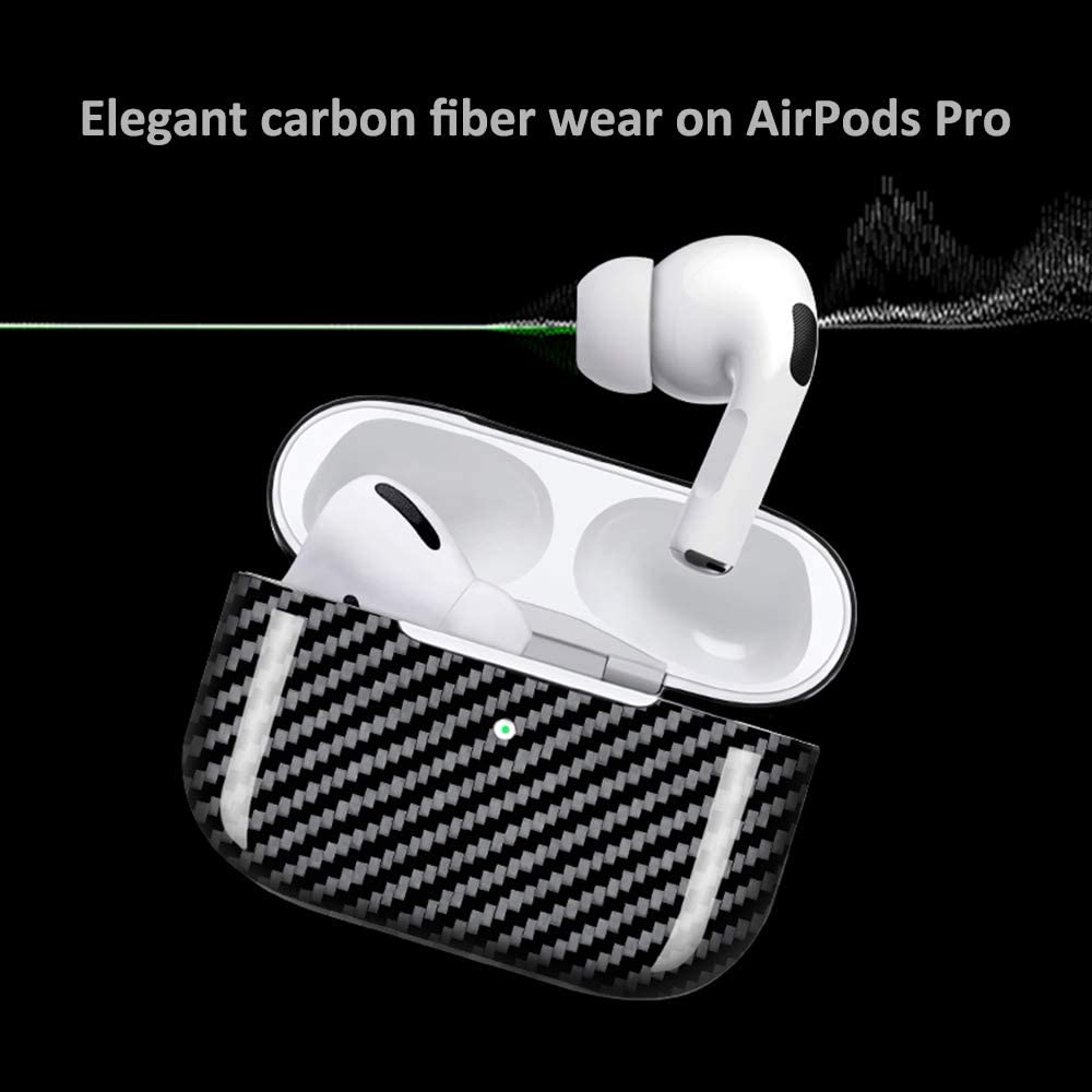 Genuine Carbon Fiber Premium for AirPods Pro Hard Cover Case Accessories Front LED Visible and Ultra Slim for airpods 2 1Protect - 200001619 Find Epic Store