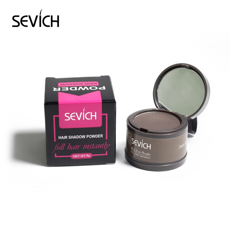 Sevich Hair Fluffy Powder water proof hair line powder black brown Instantly Root Cover Up Hair Shadow Powder Unisex 10 color - 200001174 United States / Dark brown Find Epic Store