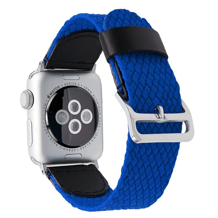 Nylon Braided for Apple Watch Band 38mm 40mm 44mm 42mm Fabric Nylon Belt Bracelet for IWatch Series 6 3 4 5 Se Strap - 200000127 United States / Royal blue / For 38mm and 40mm Find Epic Store