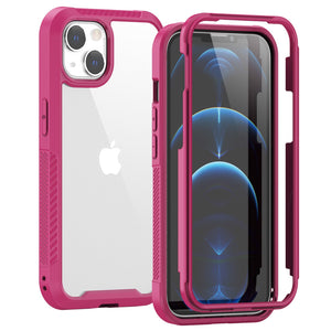 Clear PC Phone Case For iPhone 13 Pro Max/iPhone 13 Pro/iPhone 13 Mini Shockproof Protection Simple Transparent Back Cover - 380230 for iPhone 13 / Purple / United States Find Epic Store