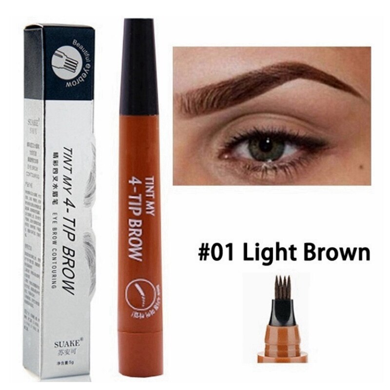 3D 5 Color Waterproof Natural Eyebrow Pencil - 200001132 01 / United States Find Epic Store