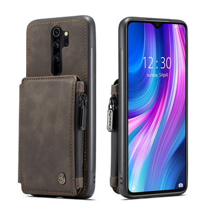 Zipper Purse Cover for RedMi Note 8 Pro Note 9S 9 Pro Max Leather Wallet Cases for XiaoMi RedMi Note 8 Pro Note 9S 9 Pro Max - 380230 for RedMi Note 8 Pro / Coffee / United States Find Epic Store