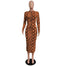Echoine Sexy Snake Print Bodycon Long Dress - 200000347 snake dress / S / United States Find Epic Store
