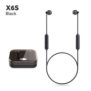 Magnetic Bluetooth 5.0 Sports Headset Mini Wireless Sports Earphones X6S HIFI Stereo Sound Rich Bass Headset With Charging Box - 63705 Black / United States Find Epic Store