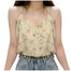 V-neck Casual Sleeveless Printed Top - 200000790 C / S / United States Find Epic Store