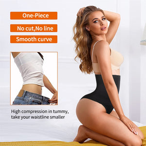 High-Waist Seamless Body Shaper Briefs Waist Trainer Firm Control Tummy Thong Shapewear Panties Girdle Underwear - 0 Find Epic Store