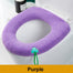 Winter Warm Toilet Seat Cover Closestool Mat 1Pcs Washable Bathroom Accessories Knitting Pure Color Soft O-shape Pad Bidet Cover - 0 Find Epic Store