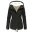 Plus Size Solid Color Thicken Down Jacket - 200000348 Black / S / United States Find Epic Store