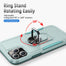 Green Color Case for iPhone 11 12 13 Pro Max Case, with Stand Magnetic Ring Kickstand Bumper Shockproof Armor Heavy Duty Hard Protective Case - 380230 Find Epic Store