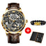 Automatic Luxury Mechanical Skeleton Leather Top Brand Wristwatch - 200033142 Find Epic Store