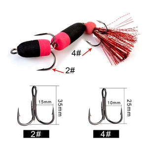 ZK30 1pc Fishing Lure Soft Lures Foam Bait Swimbait Wobbler Bass Pike Lure Insect Artificial Baits Pesca - 100005544 Find Epic Store