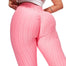 Women's High Waist Yoga Pants Tummy Control Workout Ruched Butt Lifting Stretchy Leggings Textured Booty Tights - 200000614 Pink / S / United States Find Epic Store