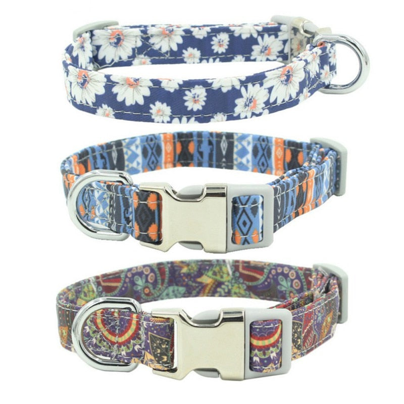 Pet Dog Collar Harness Leash With Rope Colorful Printed Dog traction rope Outdoor Soft Walking Harness Lead - 200003720 Find Epic Store