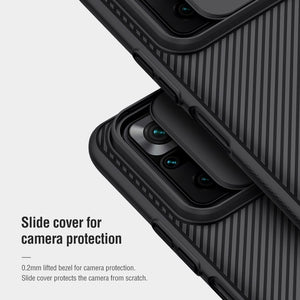 Nillkin for Redmi Note 10 Pro Max 10s Case Slide Camera Lens Protect Privacy Frosted Textured Fiber Cover on XiaoMi Redmi Note10 - 380230 Find Epic Store