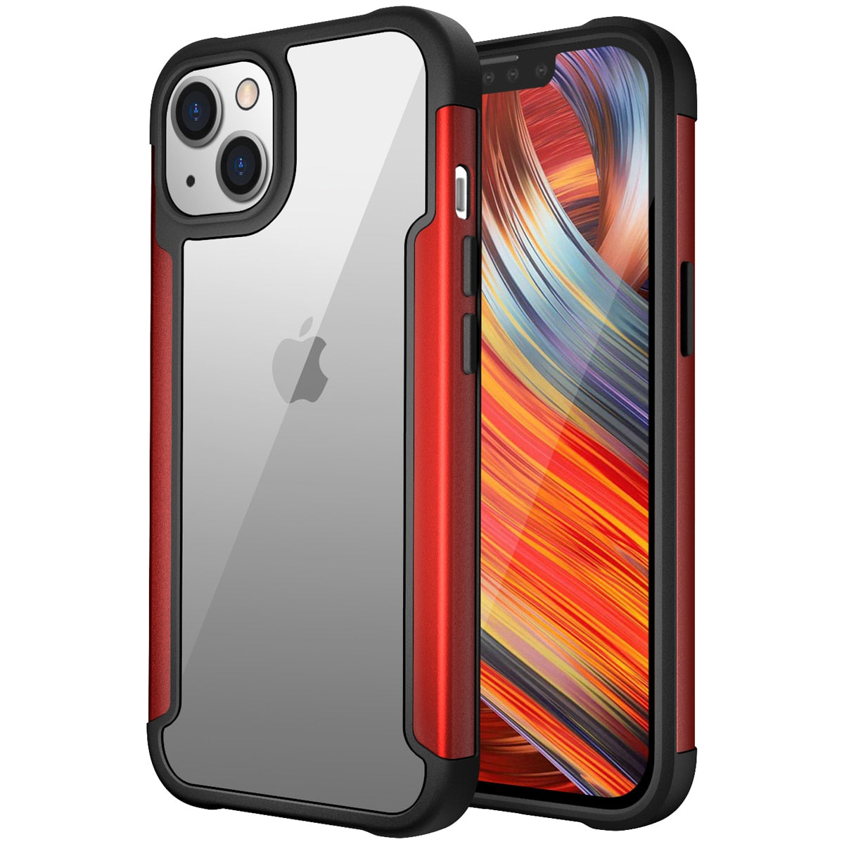 Case for iPhone 12 Pro Max Case, for iPhone 12 Mini Case Shockproof Protective Case Hard PC Back & Metal Frame with TPU Edge Cover - 0 Find Epic Store