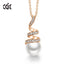 Fashion Pearl Pendant Necklace - 200000162 White Gold / United States / 40cm Find Epic Store