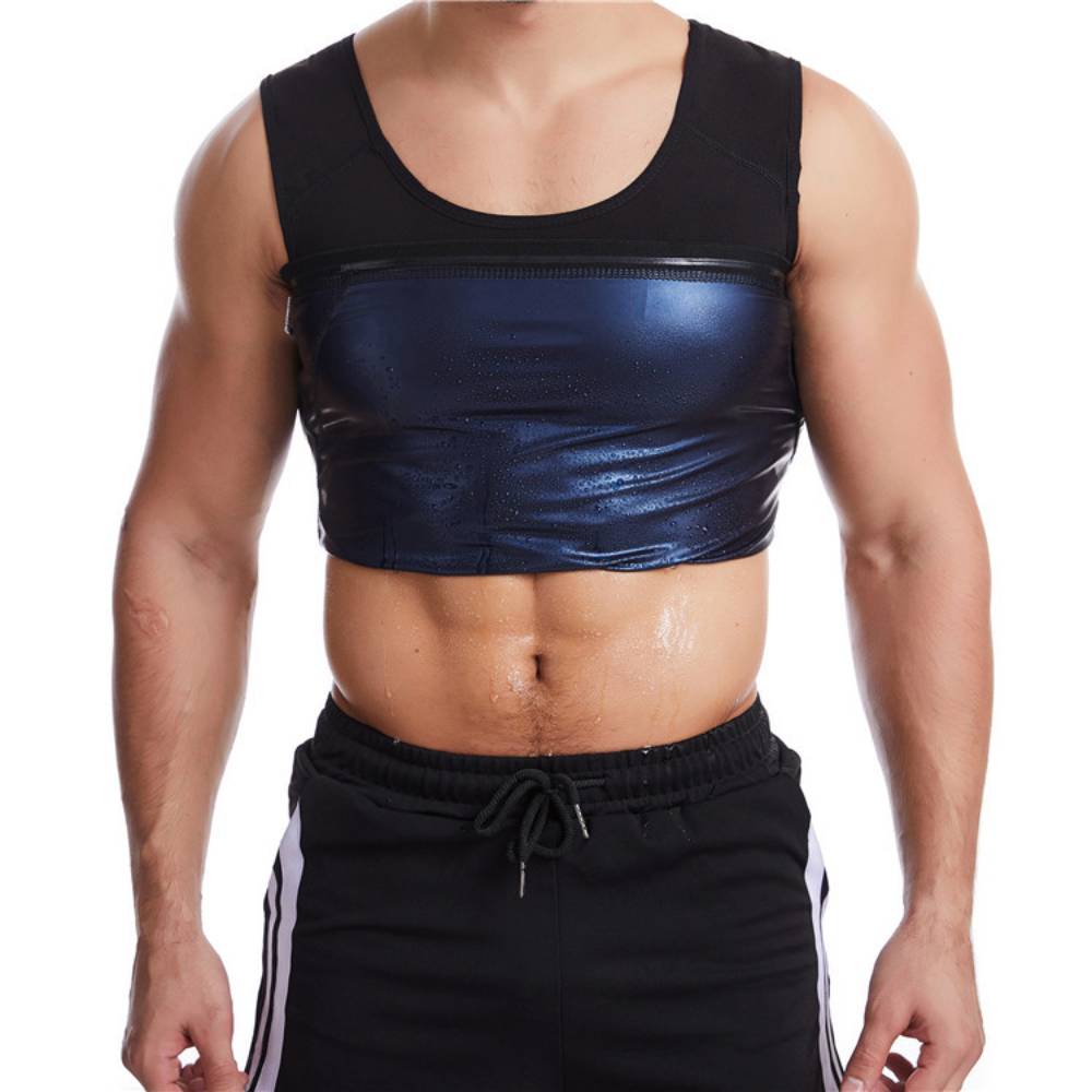 Men Corset Fitness Sauna Sweat Vest Tank Top Slimming Belt Body Shaper Faja Reductive Girdle Waist Trainer Compression Shirt - 200001873 Men / S-M / United States Find Epic Store