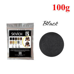 Sevich Hair Building Fiber Powder Refill Bags 100g Anti Hair Loss Products Concealer Refill Fiber Instantly Hair Extension - 200001174 United States / Black Find Epic Store