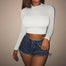 Crop Top Women Sexy Fashion Solid Bandage Top - 200000791 Find Epic Store