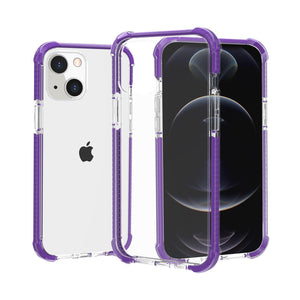 For iPhone 13 Pro Max 13 Mini Case Clear Heavy Duty Protective Crystal Back Cover with Shockproof Bumper Casefor iPhone 13 Pro - 380230 for iPhone 13 / Purple / United States Find Epic Store