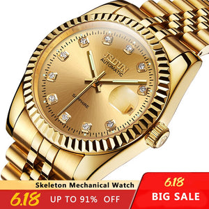 Men Mechanical movement Set Automatic Self-wind Stainless Steel Sapphire Watch - 200033142 Find Epic Store