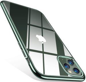 For iPhone 12 Pro Max 2020 Case,WEFOR Ultra Slim Thin Clear Soft Premium Flexible Chrome Bumper Transparent TPU Back Plate Cover - 380230 for iPhone 11 / green / United States Find Epic Store