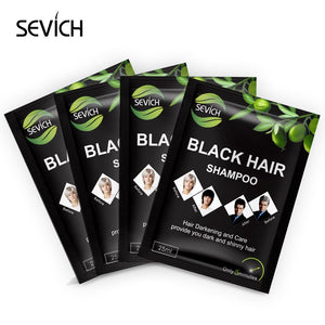 5pcs/lot Natural Organic Black Hair Shampoo 5 color Hair Dye Cream Gel Make Grey and White Cover-Up Darkening and Shiny - 200001173 Find Epic Store