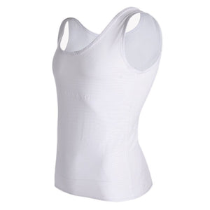 Men Body Shaper Belly Control Slimming Shapewear Waist Trainer Man Shapers Corrective Posture Vest Modeling Underwear Corset - 200001873 White / S / United States Find Epic Store