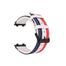 41mm 46mm Watch Strap for OPPO Watch 46mm Nylon Band Replacement Bracelet for OPPO Watch 41mm Braided Fabric Band Watch Band - 200000127 United States / blue white red white / 46mm Find Epic Store